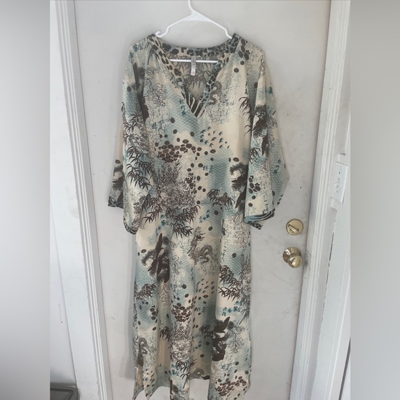 Natori | Intimates & Sleepwear | Natori Cruz Caftan Kimono Satin Muumuu ...
